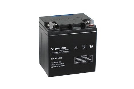 Sunlight 12V 28Ah acumulator AGM VRLA SPA 12-28