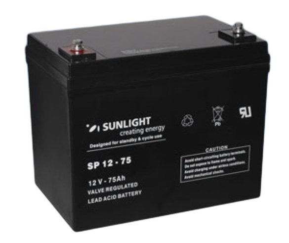Sunlight 12V 75Ah acumulator AGM VRLA Accu Force 12-75