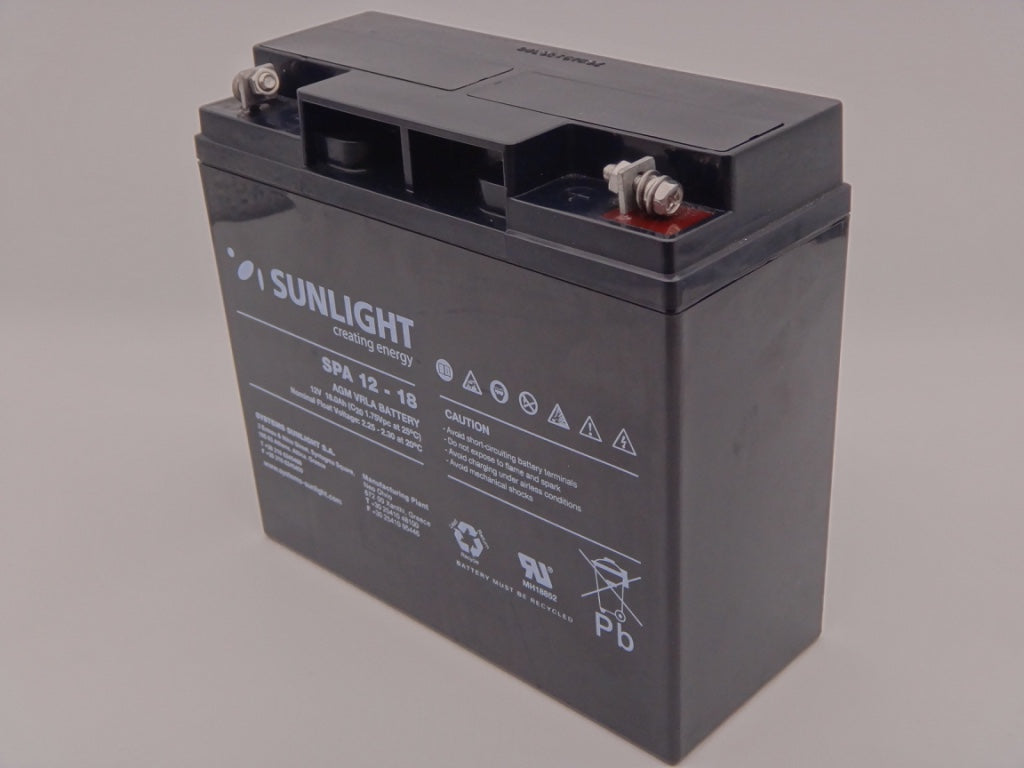 Sunlight 12V 18Ah acumulator AGM VRLA SPA 12-18