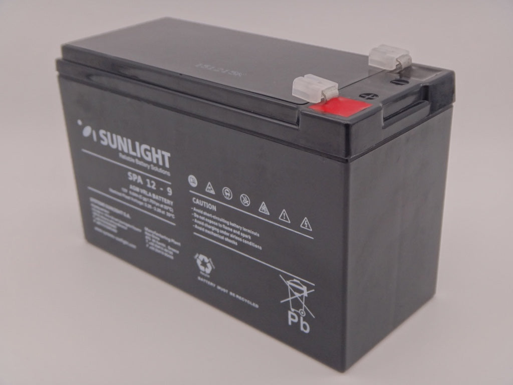 Sunlight 12V 9Ah acumulator AGM VRLA SPA 12-9 F2
