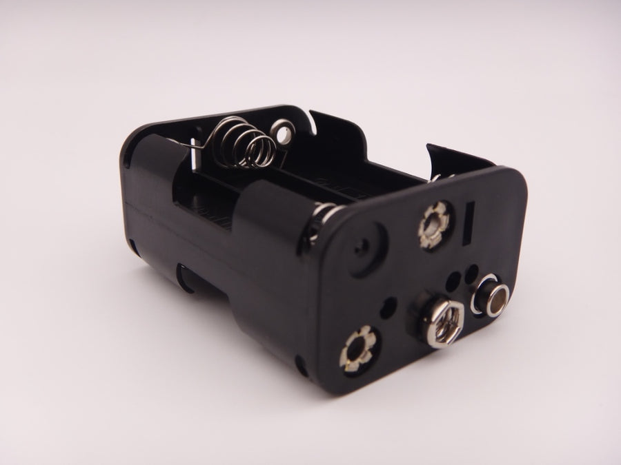 Suport - carcasa baterii AA R6 pentru 6 bucati cu terminatie 9V 6F22 cod BH-363B