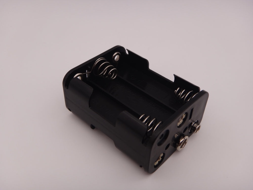 Suport - carcasa baterii AA R6 pentru 6 bucati cu terminatie 9V 6F22 cod BH-363B