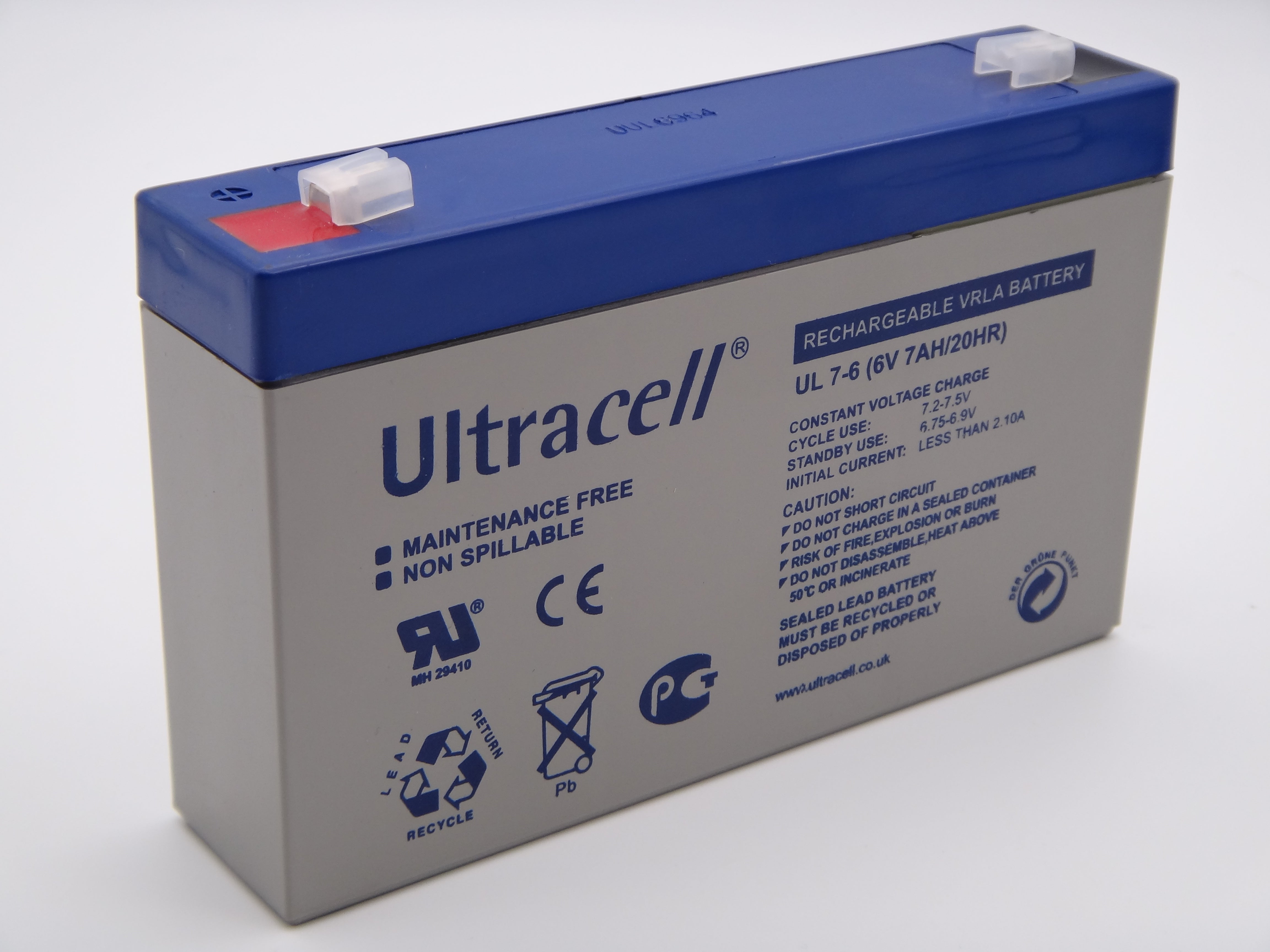 Ultracell acumulator 6V - 7Ah / 20hr UL 7 - 6 AGM VRLA UPS