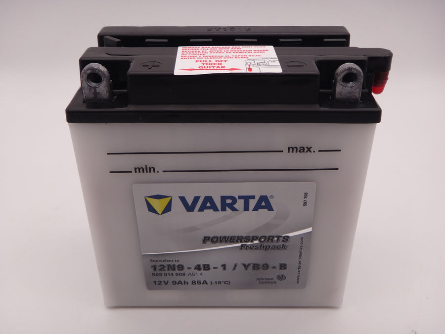 Varta 12N9-4B-1, YB9-B baterie moto, atv, 12V 9Ah 85A cod 509014008 Powersports Freshpack