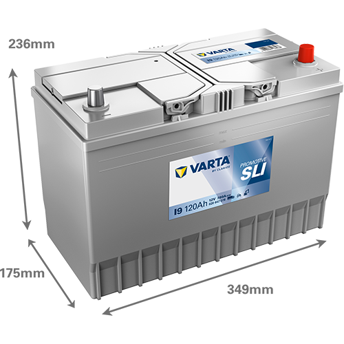 Baterie auto Varta Promotive I9 black 12V 120Ah 780A cod 620047078