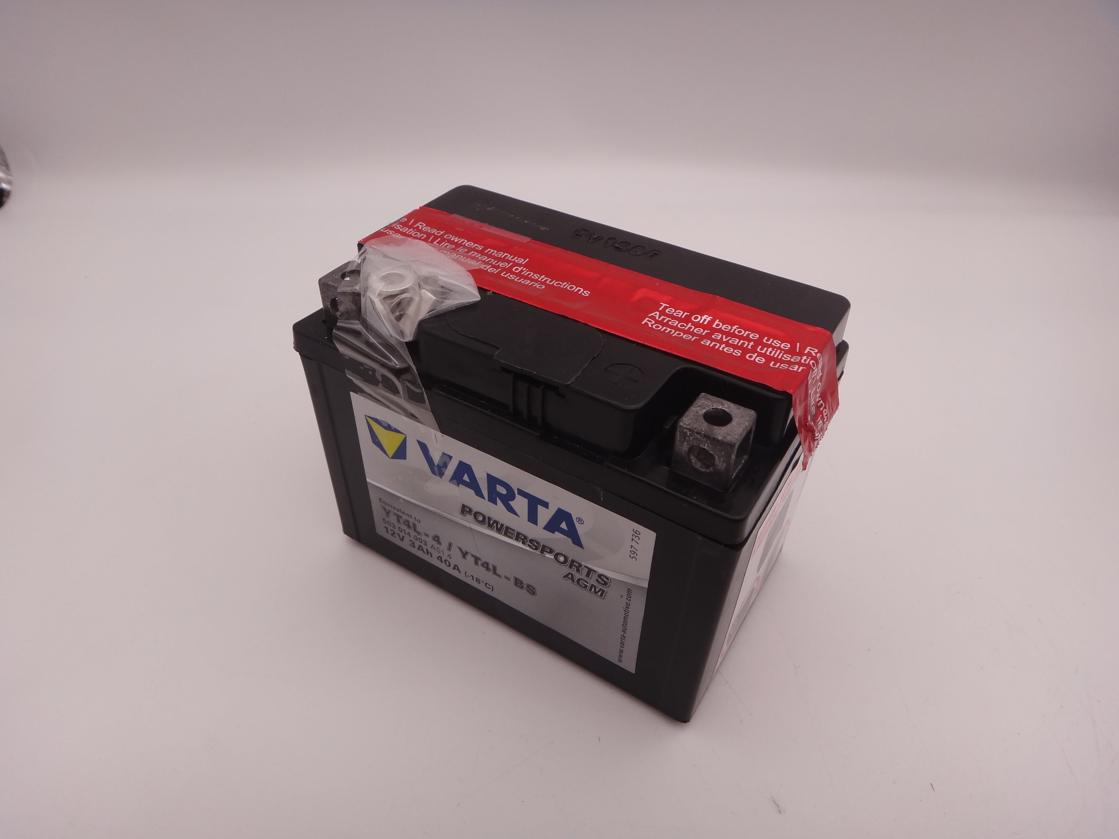 Varta YT4L-BS baterie moto, scuter, atv 12V 3Ah AGM 40A cod 503014003