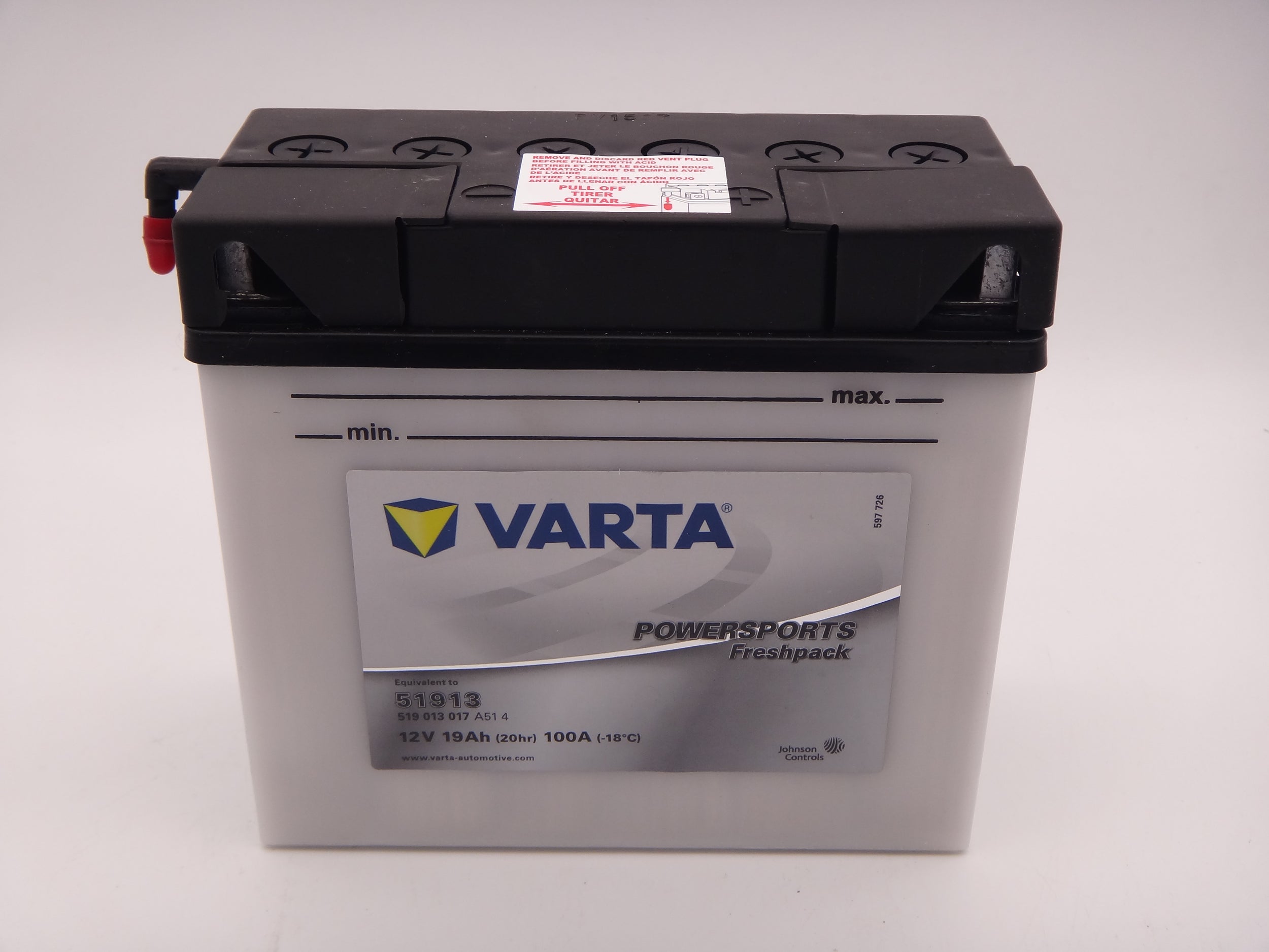 Varta 51913 baterie moto, BMW, scuter, atv 12V 19Ah 170A cod 519013017 Powersports Freshpack