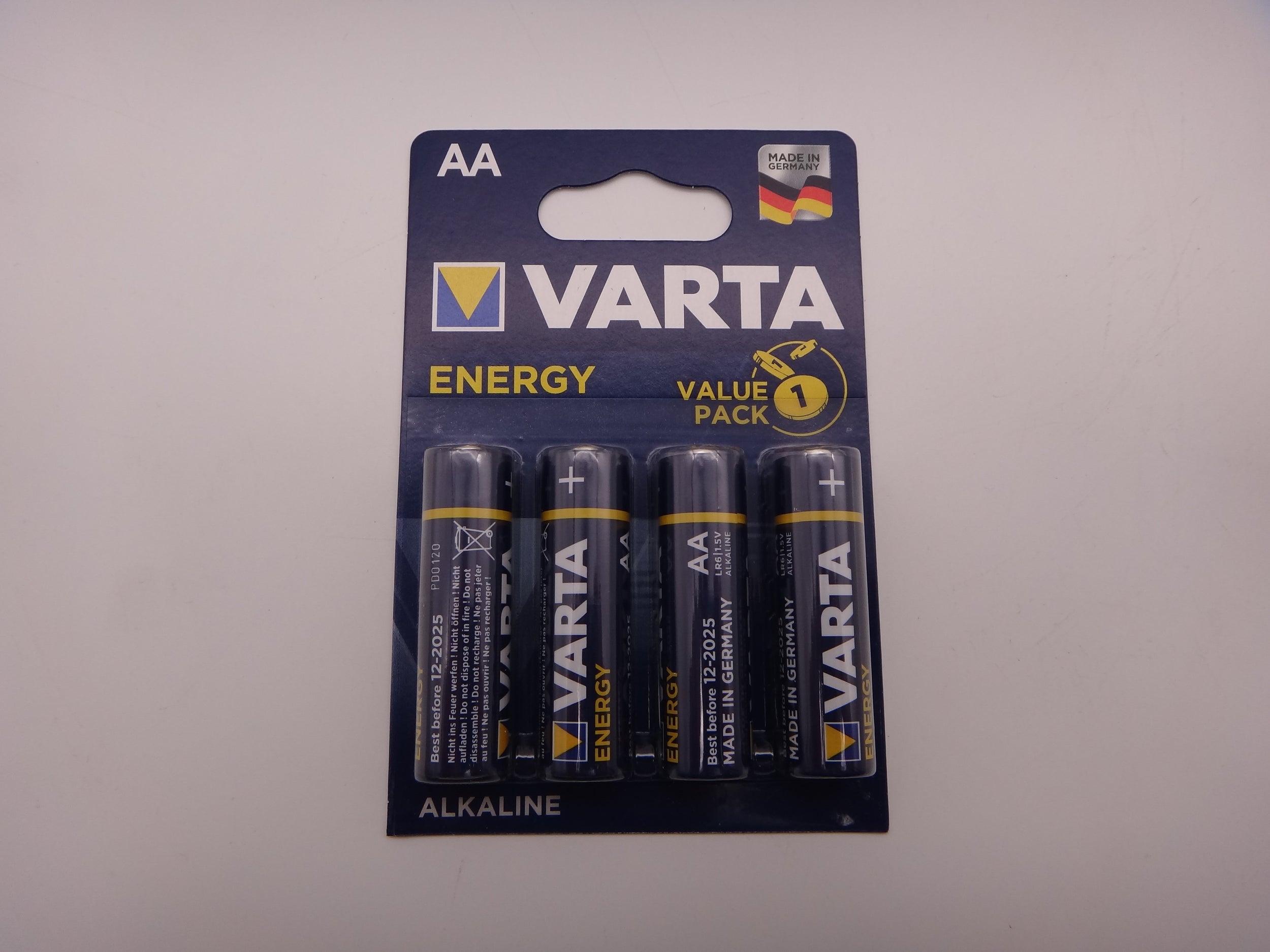 Varta Energy AA LR6 baterii alcaline 1.5V 4106 blister 4