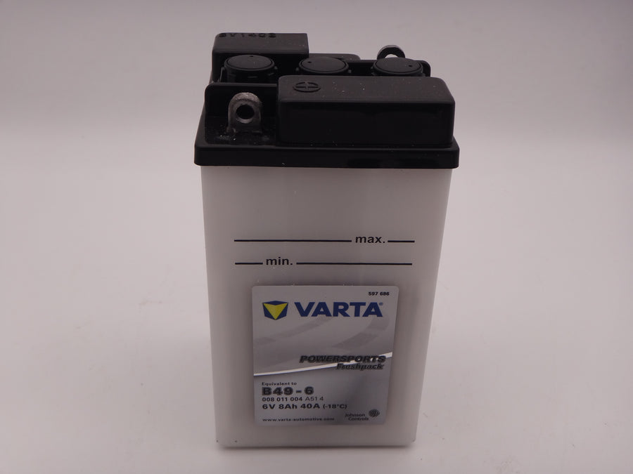 Varta B49-6 baterie moto, scuter, atv 6V 8Ah 40A cod 008011004