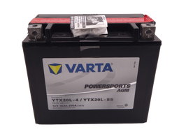 Varta YTX20L-BS baterie moto, YTX20L-4 atv 12V 18Ah 250A, PowerSports AGM 518901026A514