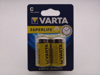 Varta baterie superlife R14P, C 1.5V zinc carbon blister 2