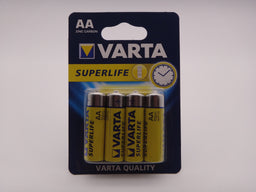 Varta baterii superlife R6P AA 1.5V zinc carbon blister 4