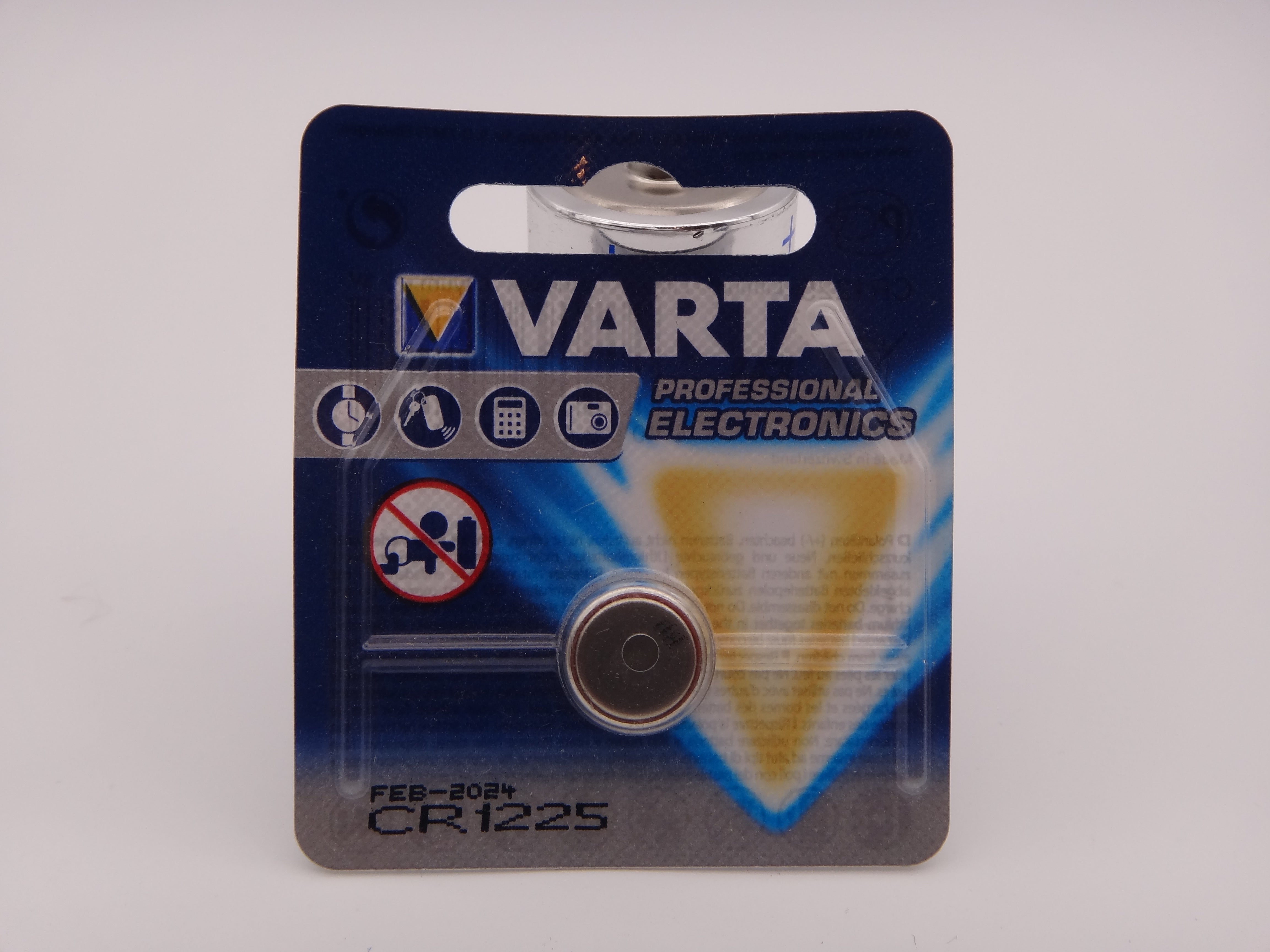 Varta CR1225 baterie litiu 3V pentru telecomenzi SMART