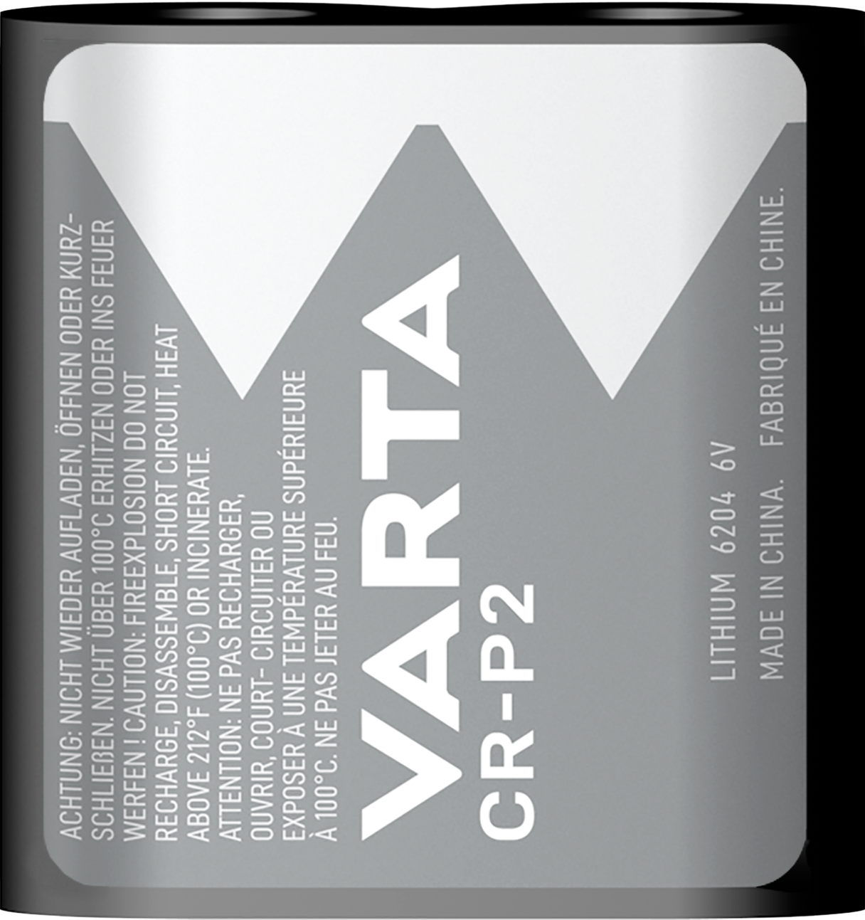 Varta CR-P2 baterie litiu 6V 6204 blister 1