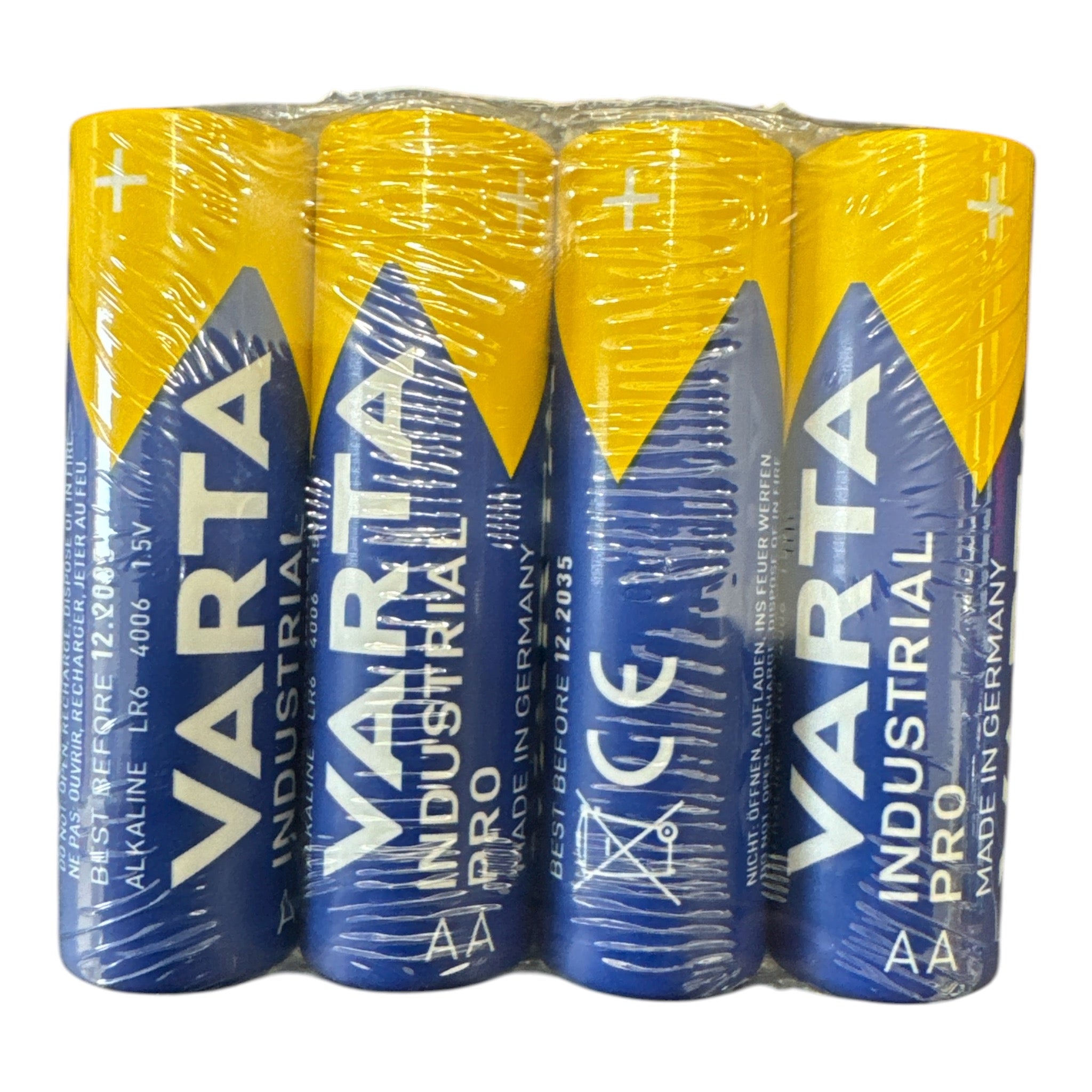 Varta industrial PRO AA, LR6 baterii alcaline 1.5V 4006 folie 4 buc