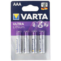 Varta Lithium LR03 AAA baterie litiu 1,5V blister 4 cod 6103