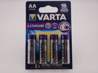Varta Lithium LR6 AA baterii litiu 1,5V blister 4 FR14505