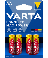 Varta Longlife MaxPower AA LR6 baterii alcaline 1,5V blister 4