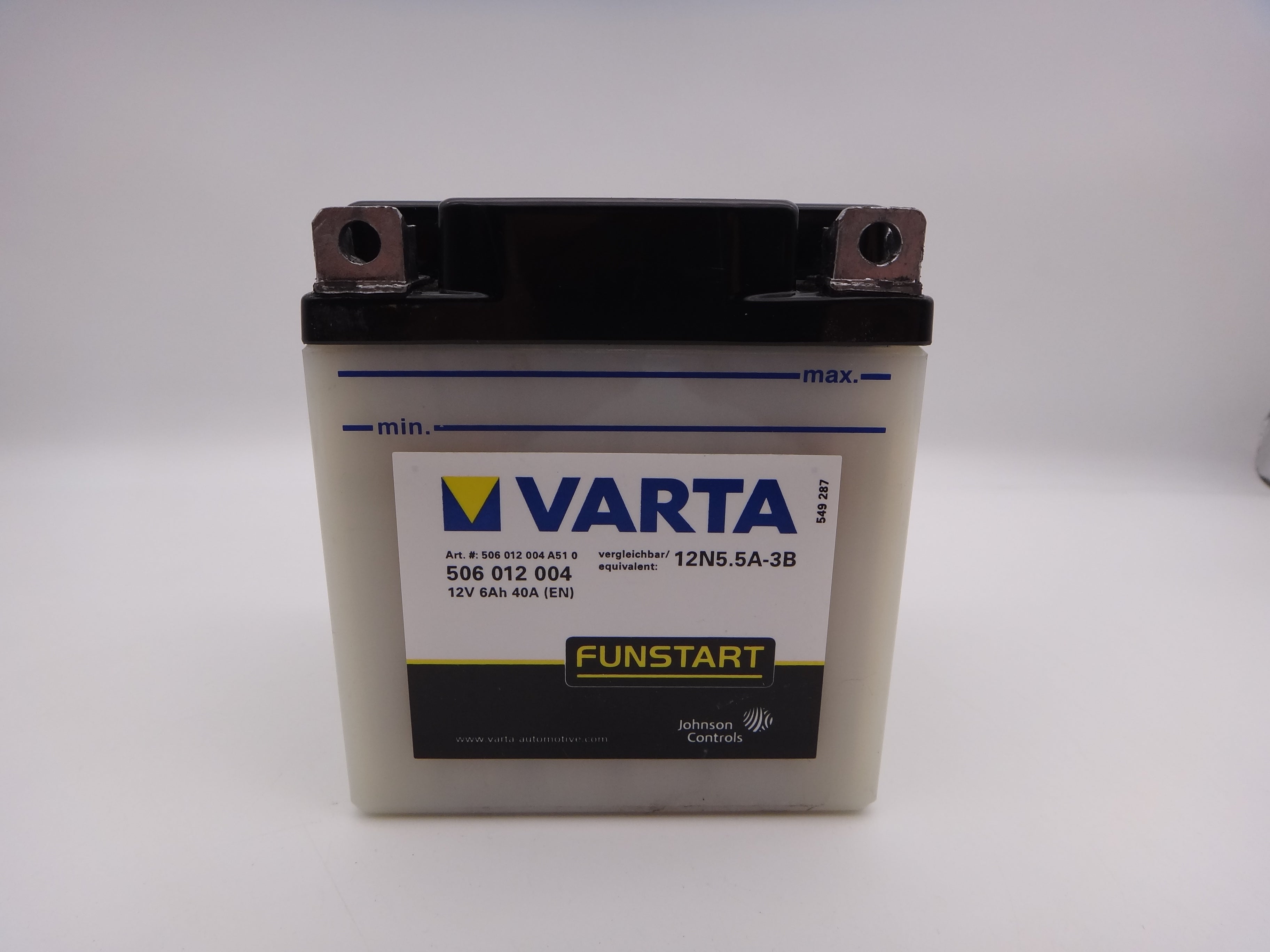 Varta 12N5.5A-3B 12v 6ah 58A EN baterie moto cod 506012 Funstart