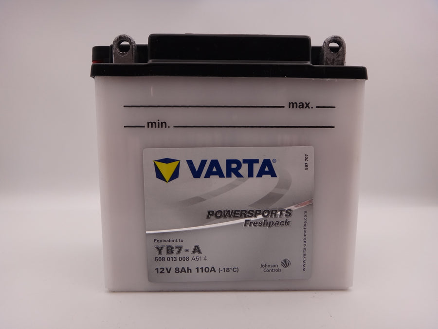 Varta YB7-A baterie moto, atv, 12V 8Ah 110A cod 508013008 Powersports Freshpack
