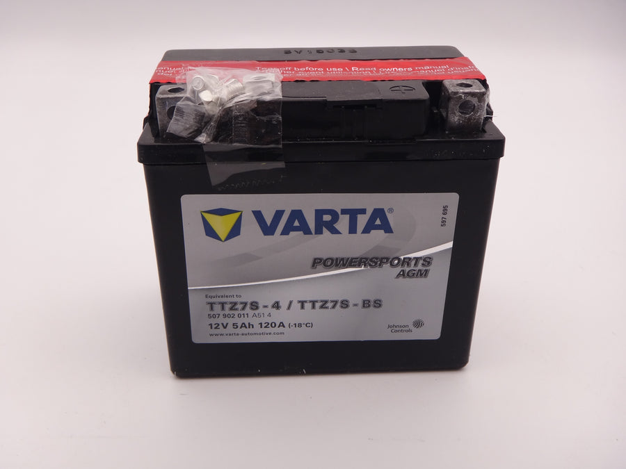 Varta TTZ7S-BS baterie moto, scuter, atv 12V 7Ah AGM 120A cod 507902011A514