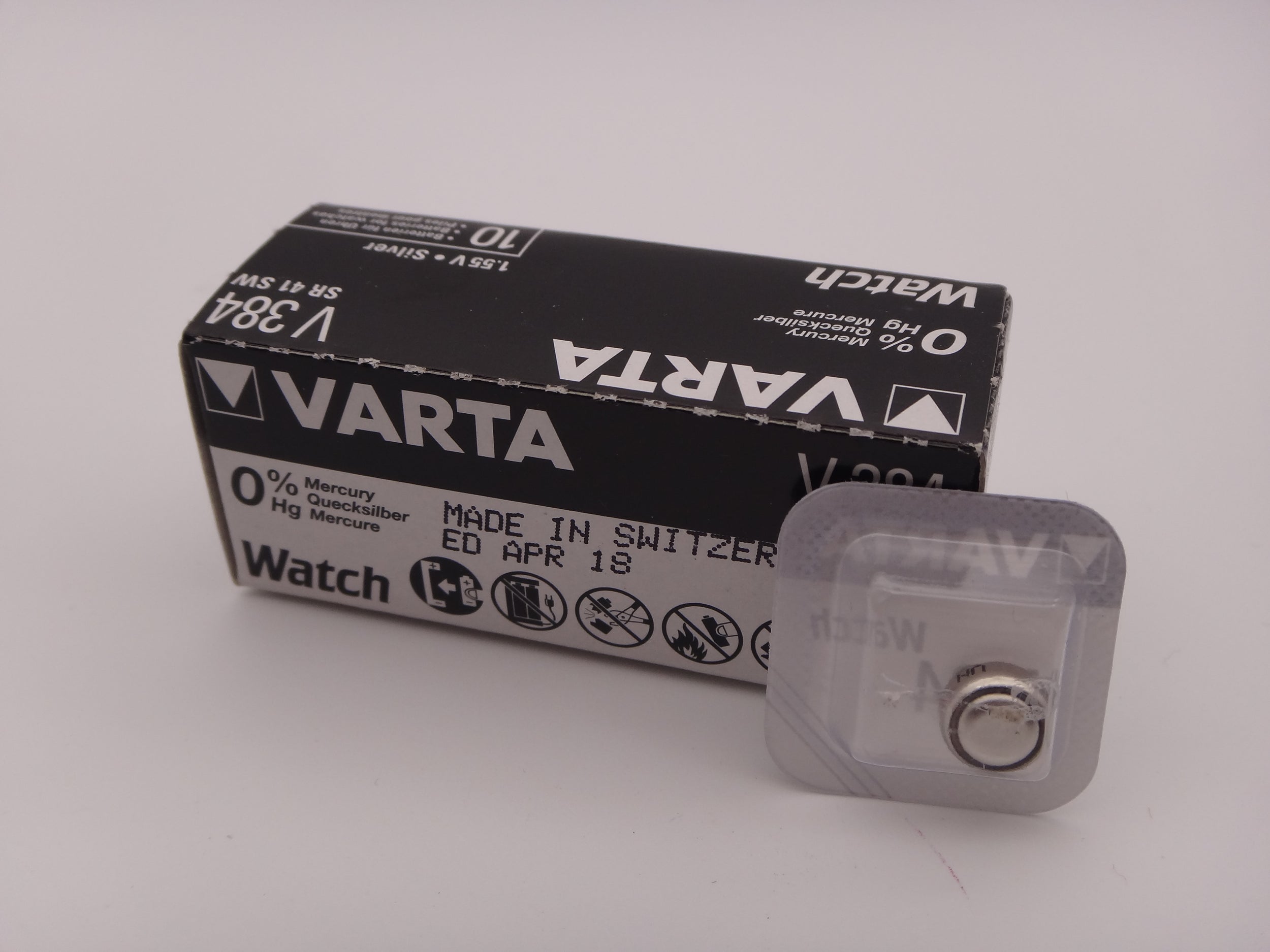 Varta V384 baterie ceas SR41SW 1.55V AG3