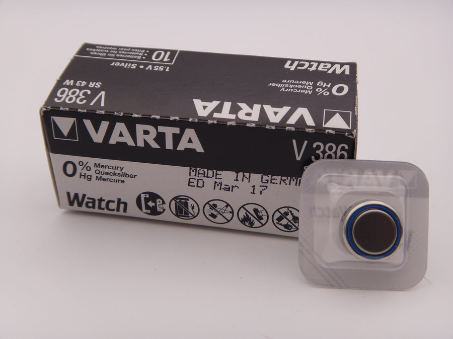 Varta V386 baterie ceas SR43W 1.55V BLISTER 1 AG12