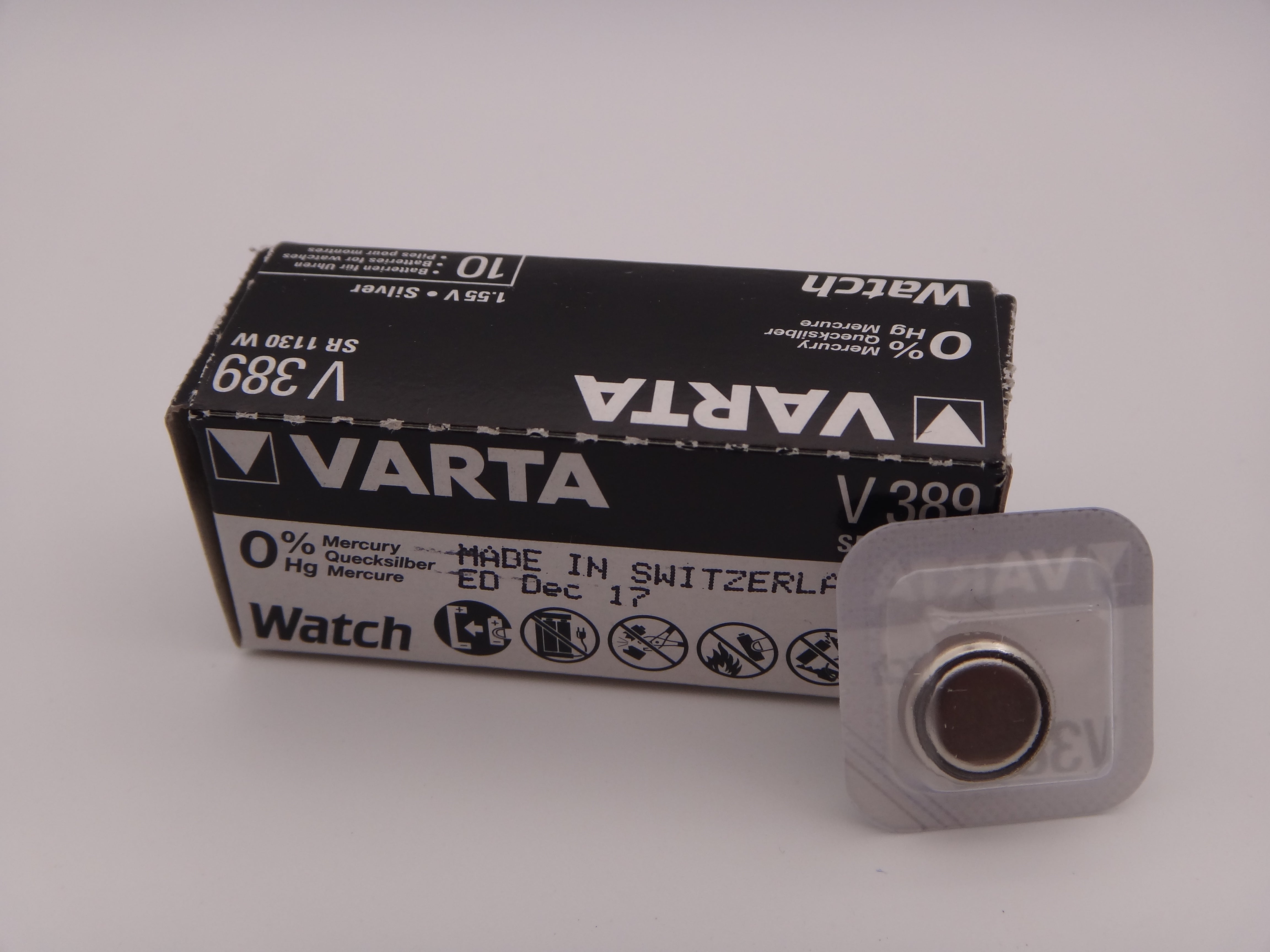 Varta V389 baterie ceas SR1130W 1.55V Blister 1 AG 10