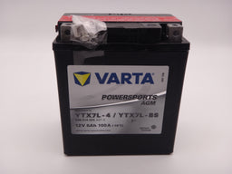Varta YTX7L-BS baterie moto, YTX7L-4 scuter, atv 12V 6Ah AGM 100A cod 506014005