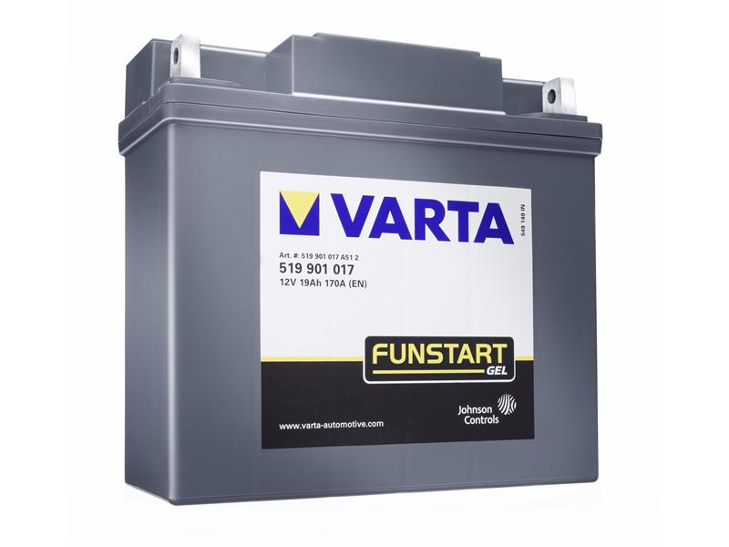 Varta baterie moto, atv BMW 12V 19Ah 170A, AGM PowerSportsGEL 519901017 A512