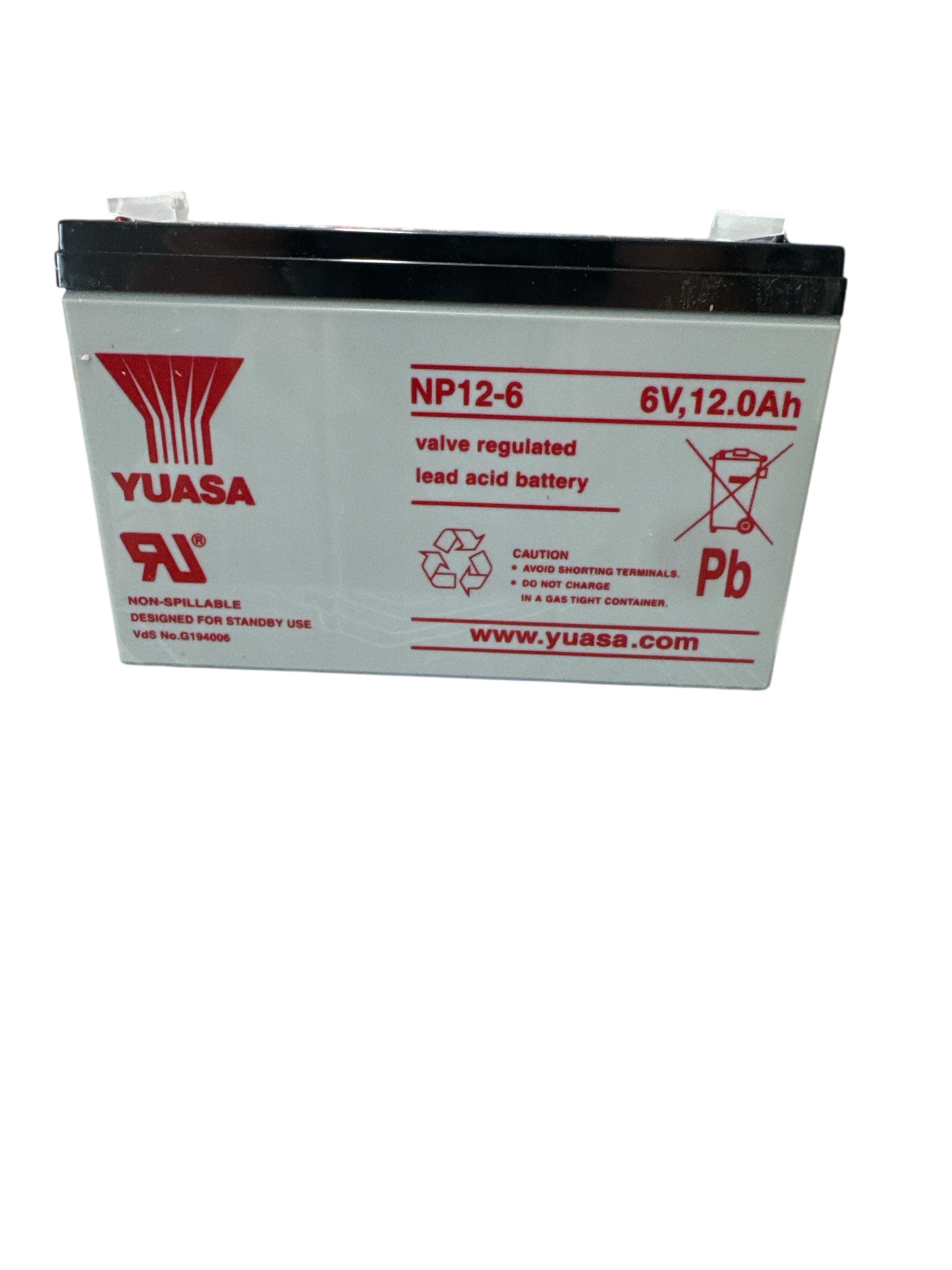 Yuasa acumulator VRLA 6V 12Ah NP12-6 vds