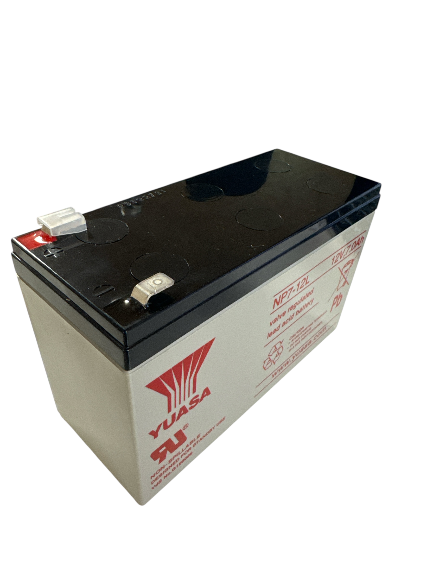 Yuasa NP7-12L acumulator VRLA 12V 7Ah F2 borna lata 6.3mm compatibil RBC17 APC