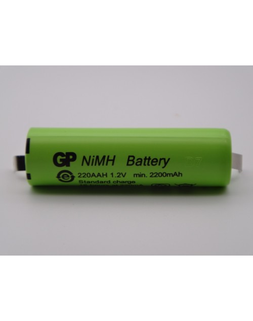 GP220AAH acumulator industrial R6 AA 1.2V 2200mAh Ni-Mh lamele pentru lipire