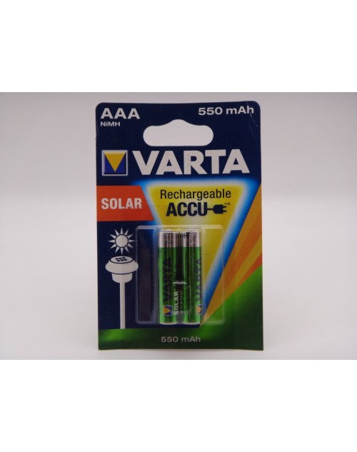 Varta acumulator solar 550mAh HR03 AAA Ni-Mh 1,2V cod 56733