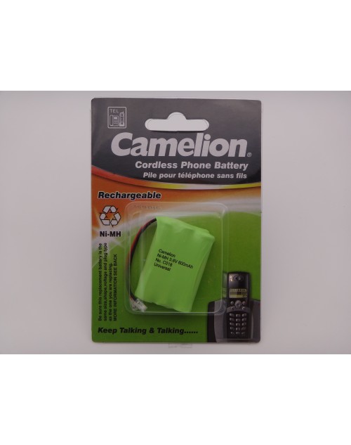 Camelion acumulator telefon cordless 3.6V, C018, T207, 600mAh pentru Panasonic KX, Samsung SP, Sharp UX