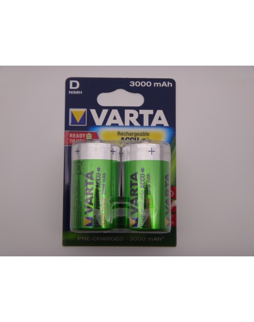 2 Piles rechargeables C - HR14 - 3000mAH en blister - VARTA - AZ Piles  distribution