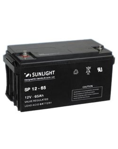 Sunlight 12V 65Ah acumulator AGM VRLA Accu Force 12-65