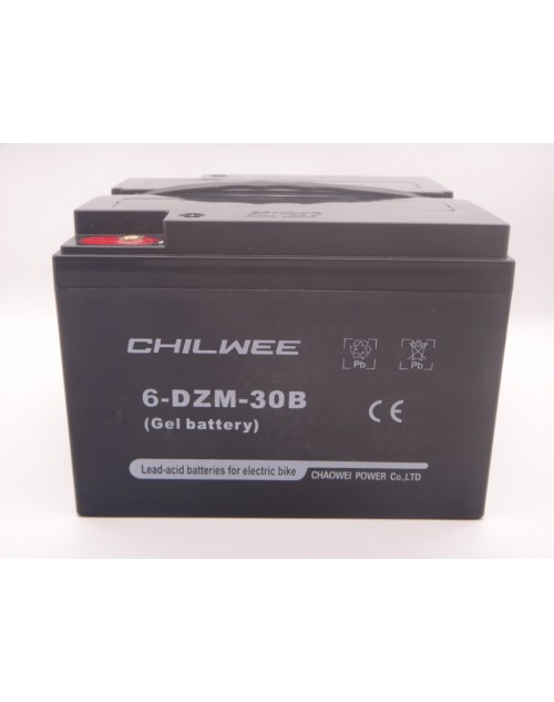 Acumulator Gel 12V 30Ah 6 DZM 30B Chilwee pentru bicicleta electrica